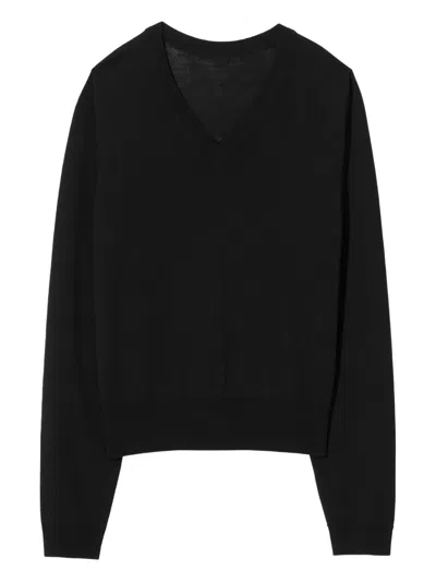 Nili Lotan Janah V-neck Sweater In Multi