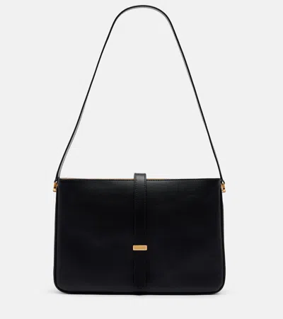 Nili Lotan Jane Medium Leather Shoulder Bag In Brown
