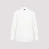 Nili Lotan Jeanette Long-sleeved Shirt In Silk In Ivy Ivory
