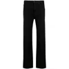 Nili Lotan Denim Straight-leg Jeans In Black