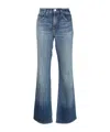 Nili Lotan Florence Distressed High-rise Flared Jeans In Blue