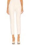 Nili Lotan Jenna Cord Pant In Winter White In White