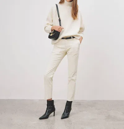 Nili Lotan Jenna Pant In Winter White In Beige