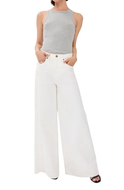 Nili Lotan Jennifer Rib Tank In Heather Grey In Gray