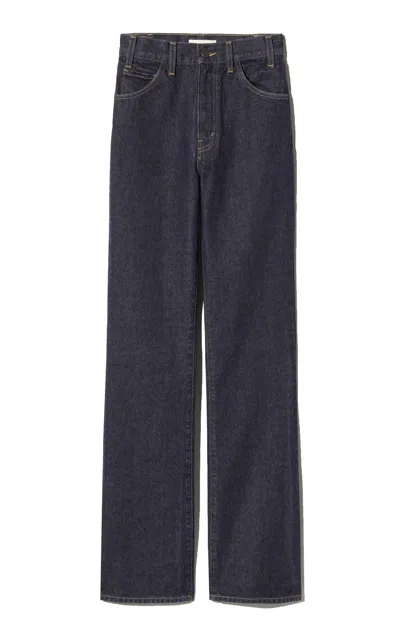 Nili Lotan Joan Cotton Jeans In Blue
