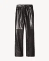 Nili Lotan Joan Leather Pant In Black