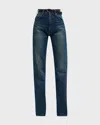 Nili Lotan Joan Straight-leg Jeans In Blue