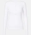 Nili Lotan Jordan Henley Long-sleeved T-shirt In Multicoloured