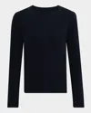 Nili Lotan Button Down Collar Jersey Top In Blue