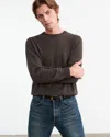 Nili Lotan Julius Cashmere Sweater In Dark Umber Melange