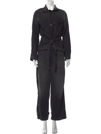 Pre-owned Nili Lotan Jumpsuit In Black