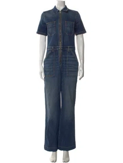 Pre-owned Nili Lotan Jumpsuit In Blue