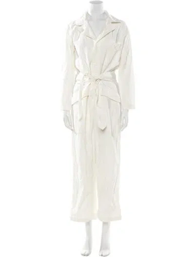 Pre-owned Nili Lotan Jumpsuit In Neutral