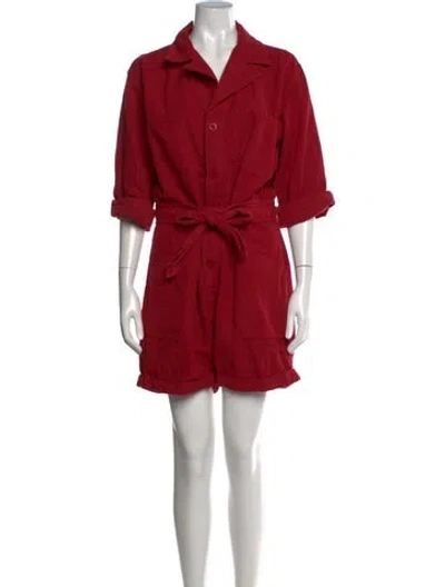 Pre-owned Nili Lotan Jumpsuit In Red