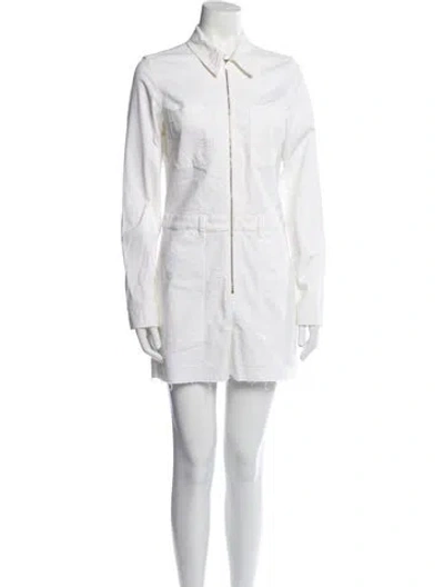 Pre-owned Nili Lotan Jumpsuit In White