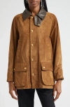Nili Lotan Kedem Suede Jacket In Martora