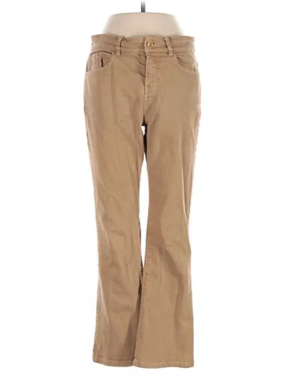 Pre-owned Nili Lotan Khaki Pant In Brown