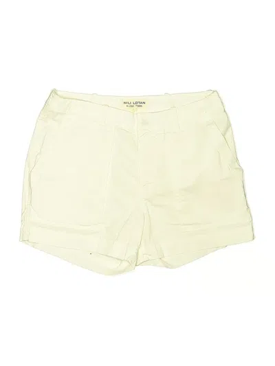 Pre-owned Nili Lotan Khaki Shorts In White