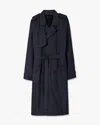 Nili Lotan Kieran Trench Coat In Blue