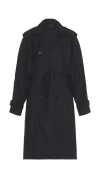Nili Lotan Kieran Trench Coat In Navy