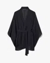 Nili Lotan Kima Silk Kimono In Black
