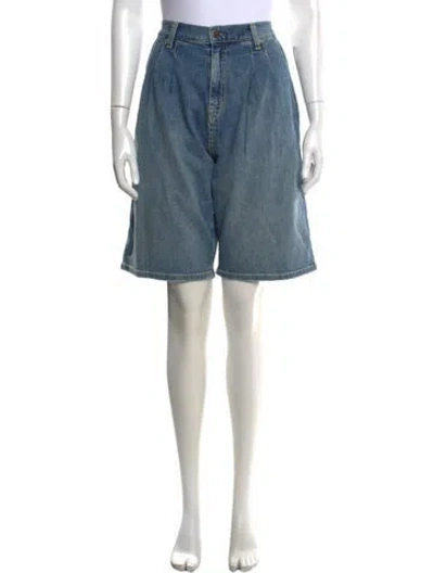 Pre-owned Nili Lotan Knee-length Shorts W/ Tags In Blue