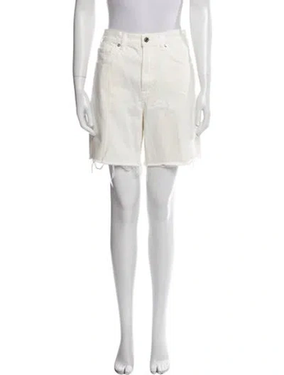 Pre-owned Nili Lotan Knee-length Shorts In White