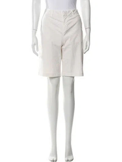 Pre-owned Nili Lotan Knee-length Shorts In White