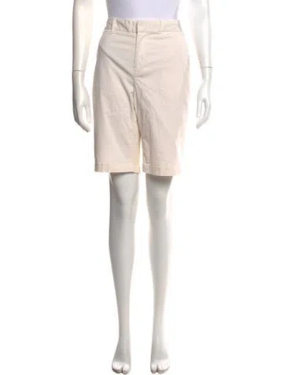 Pre-owned Nili Lotan Knee-length Shorts In White