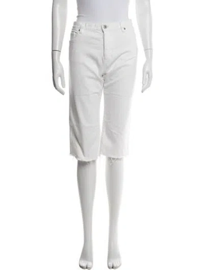 Pre-owned Nili Lotan Knee-length Shorts In White