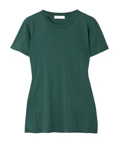 Nili Lotan Lana Cotton-jersey T-shirt In Green
