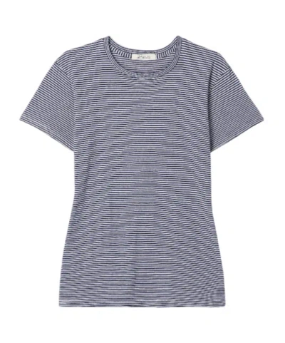 Nili Lotan Lana Striped Cotton-jersey T-shirt In Animal Print