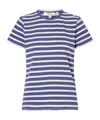 Nili Lotan Lana Striped Cotton Jersey T-shirt In White