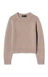 Nili Lotan Laurel Cashmere Sweater In Taupe