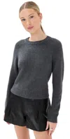 Nili Lotan Laurel Cashmere And Wool-blend Sweater In Gray