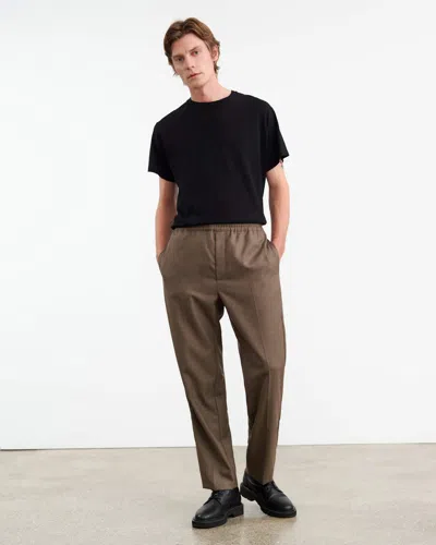 Nili Lotan Lawrence Pant In Taupe Grey