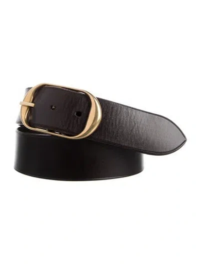 Pre-owned Nili Lotan Leather Belt In Brown