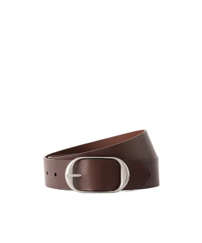 Nili Lotan Nili Leather Belt In Brown
