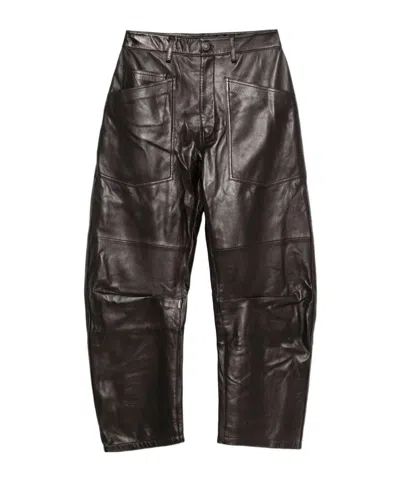 Nili Lotan Leather Pant  In Multi