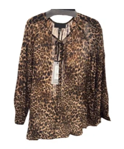 Nili Lotan Leopard Printed Blouse In Animal Print