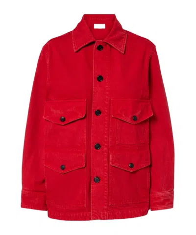 Nili Lotan Leroy Cotton Canvas Jacket In Multi