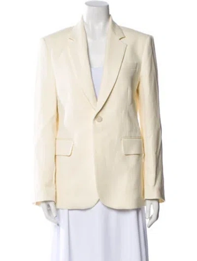 Pre-owned Nili Lotan Linen Blazer In Neutral