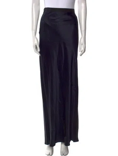 Pre-owned Nili Lotan Long Skirt In Blue