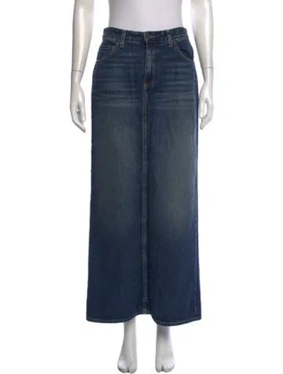 Pre-owned Nili Lotan Long Skirt W/ Tags In Blue