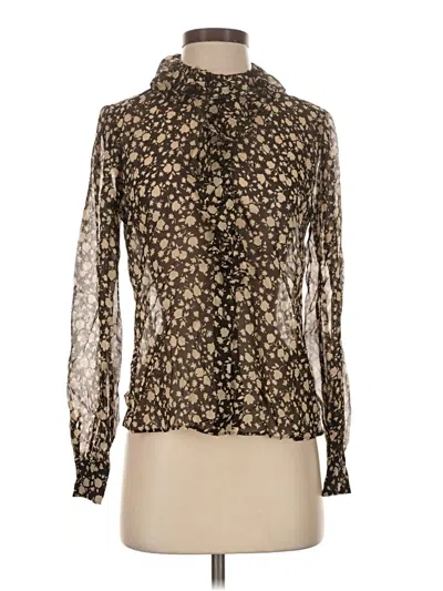 Nili Lotan Long Sleeve Blouse In Multi