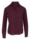 Nili Lotan Long-sleeve Button-down Shirt In Purple