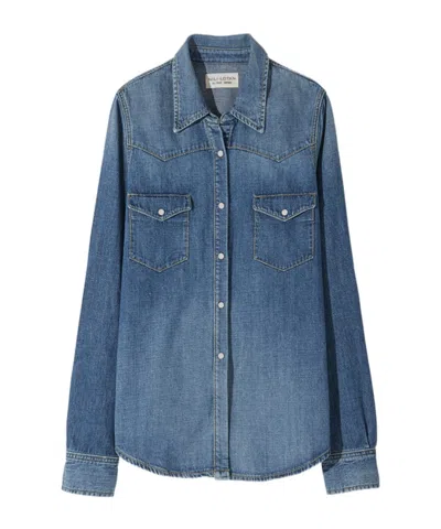 Nili Lotan Long Sleeve Denim Shirt