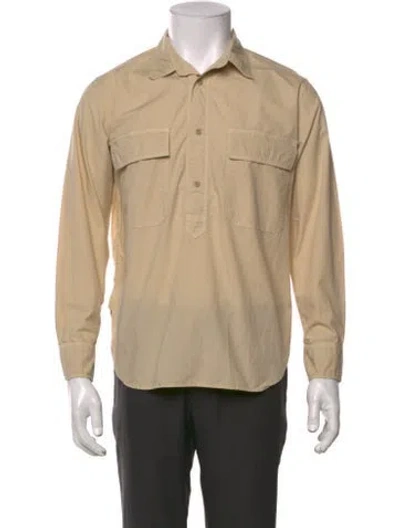 Pre-owned Nili Lotan Long Sleeve Shirt In Neutral