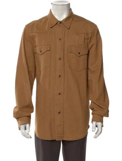 Pre-owned Nili Lotan Long Sleeve Shirt In Neutral