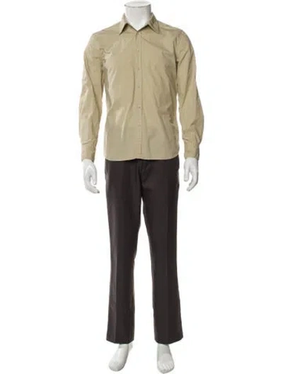 Pre-owned Nili Lotan Long Sleeve Shirt In Neutral
